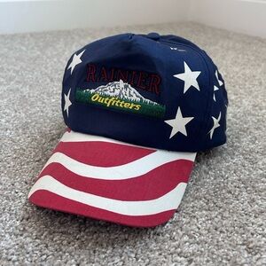 Mt. Rainier Outfitters Patriotic Baseball Cap Hat Adjustable Strap Back